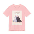 "YOU'RE NEVER TOO MUCH" Black Cat Women Tee | College Girl Gift | Fashion | KayKay Classics
