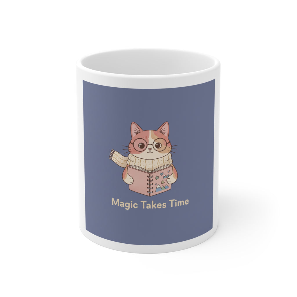 Cats With Glasses Mug 11oz – Magic Takes Time