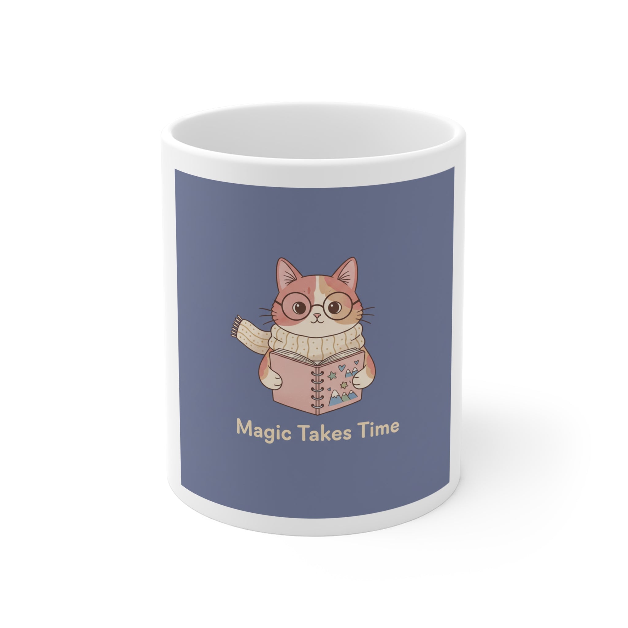 Cats With Glasses Mug 11oz – Magic Takes Time