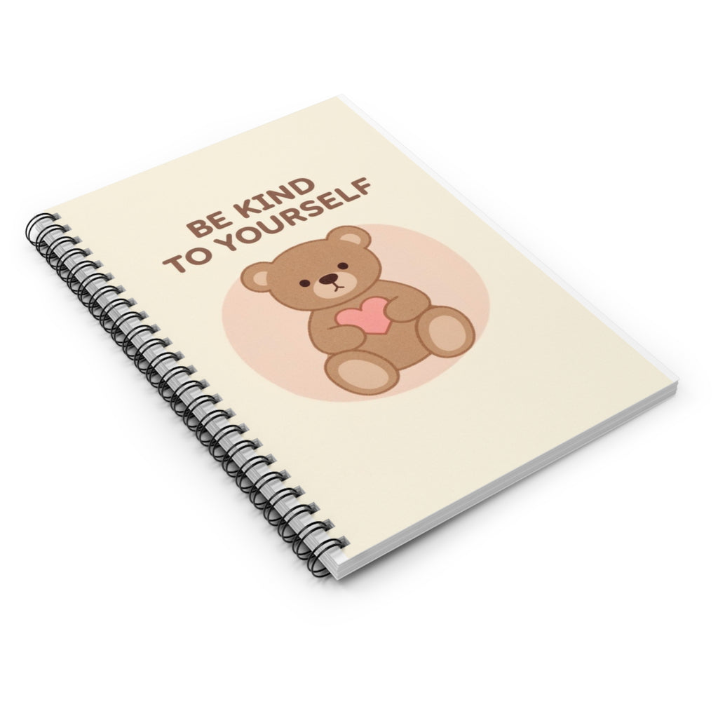 BE KIND TO YOURSELF Bear Spiral Notebook