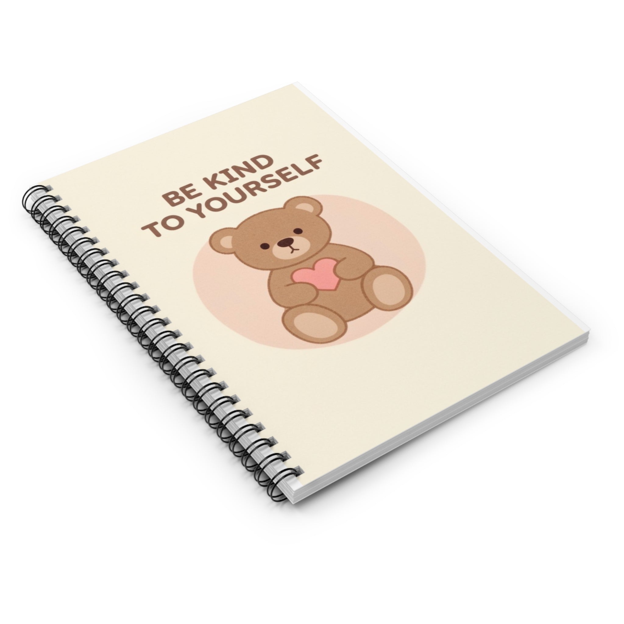 BE KIND TO YOURSELF Bear Spiral Notebook