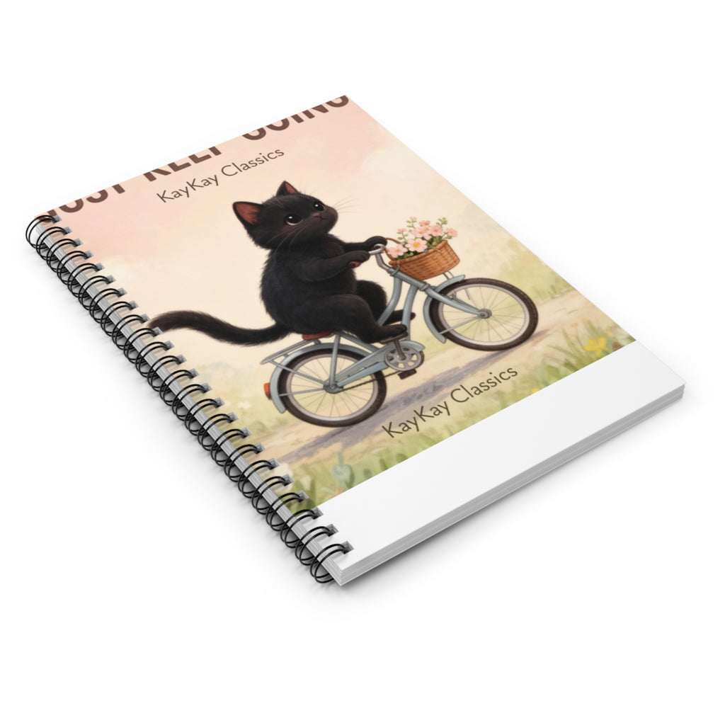 JUST KEEP GOING Spiral Notebook