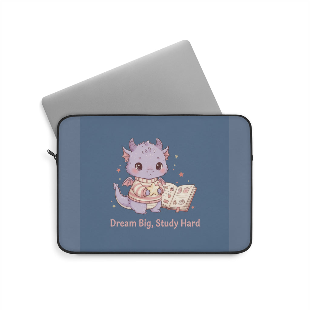 Dragon Laptop Sleeve – Dream Big Study Hard