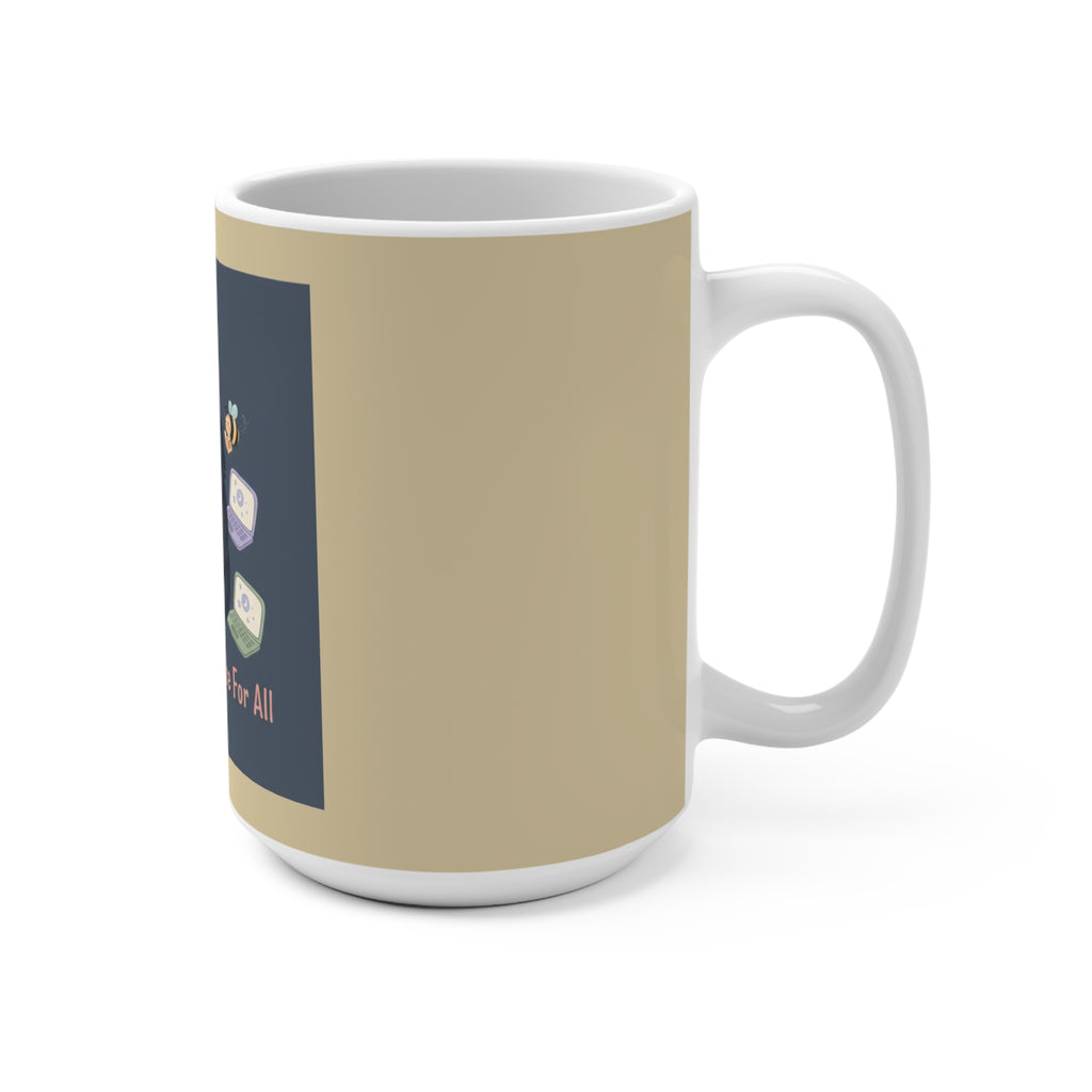 Black Cat Mug 15oz – Liberty and Justice for All