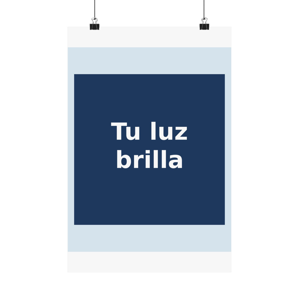 "Tu luz brilla" Black Cat Poster | Trendy Gift for Her | Lifestyle | KayKay Classics