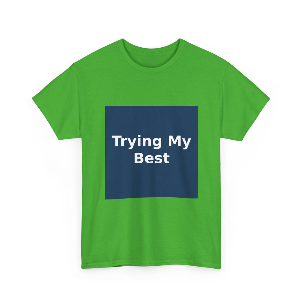 "Trying My Best" Black Cat Kids Tee | College Girl Gift | Fashion | KayKay Classics