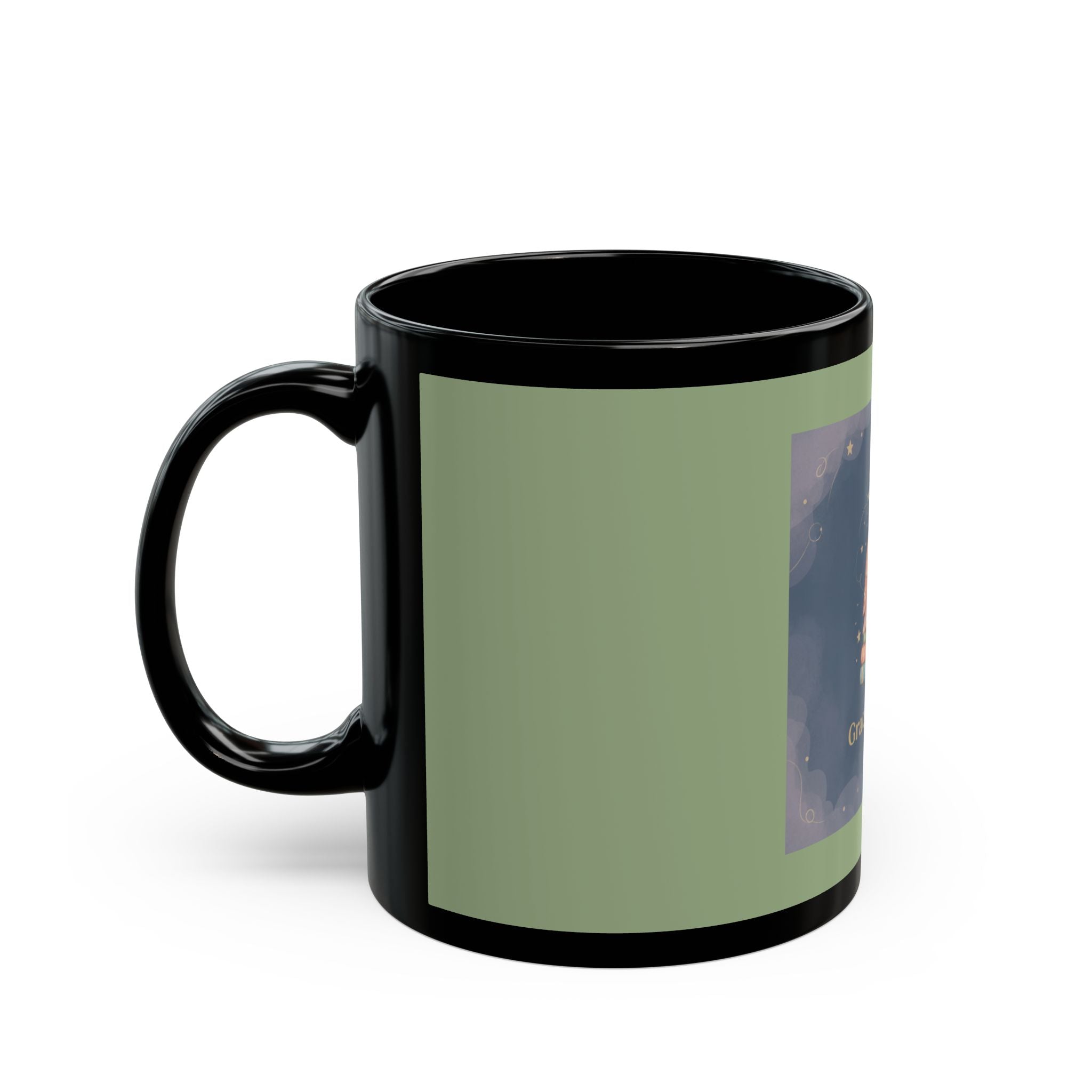 Owl Black Mug 11oz – Grace and Grit