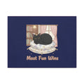 Black Cat Canvas Print – Most Fun Wins