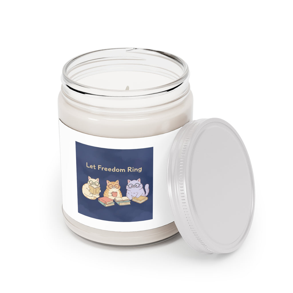 Cats With Glasses Scented Candle – Let Freedom Ring