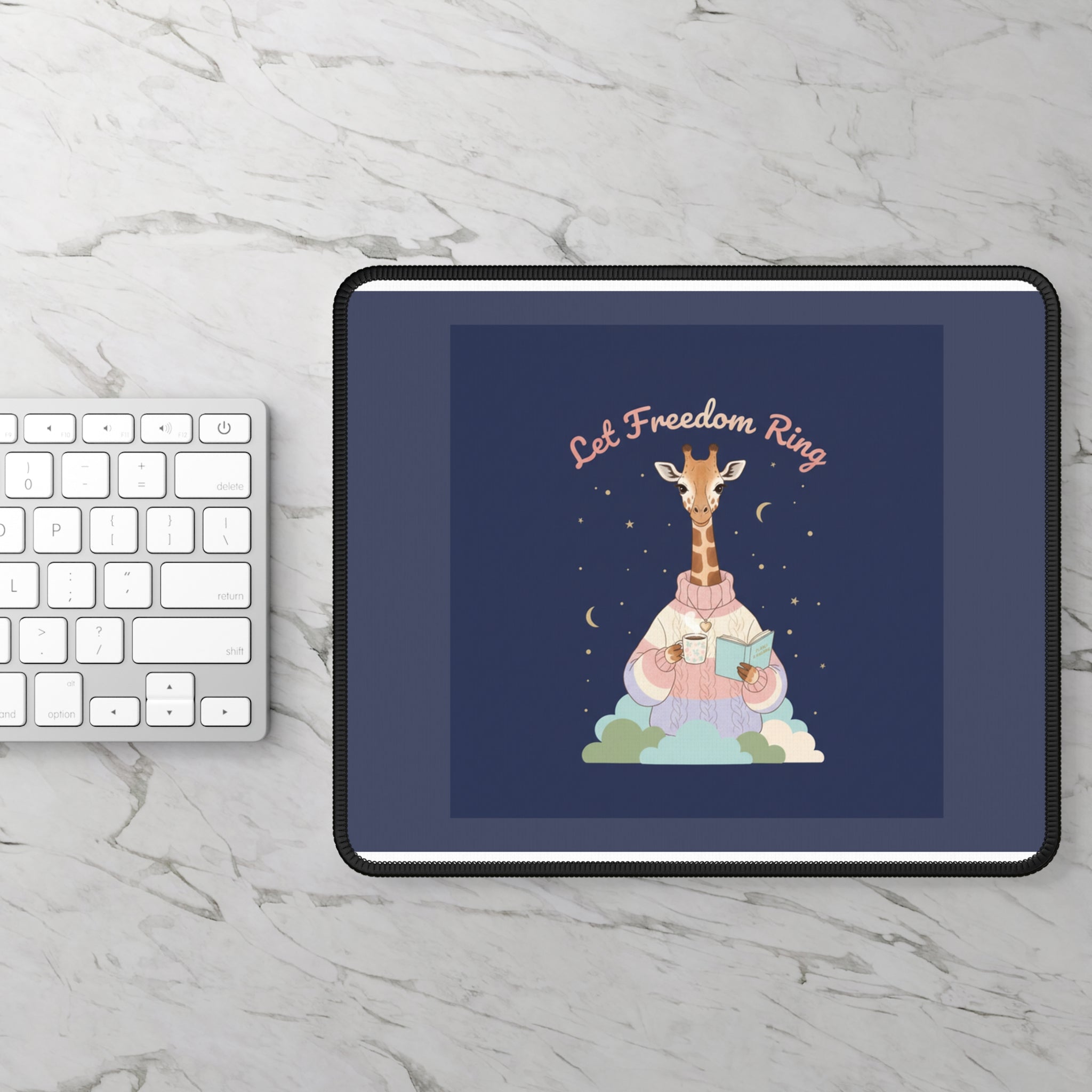 Giraffe Mouse Pad – Let Freedom Ring