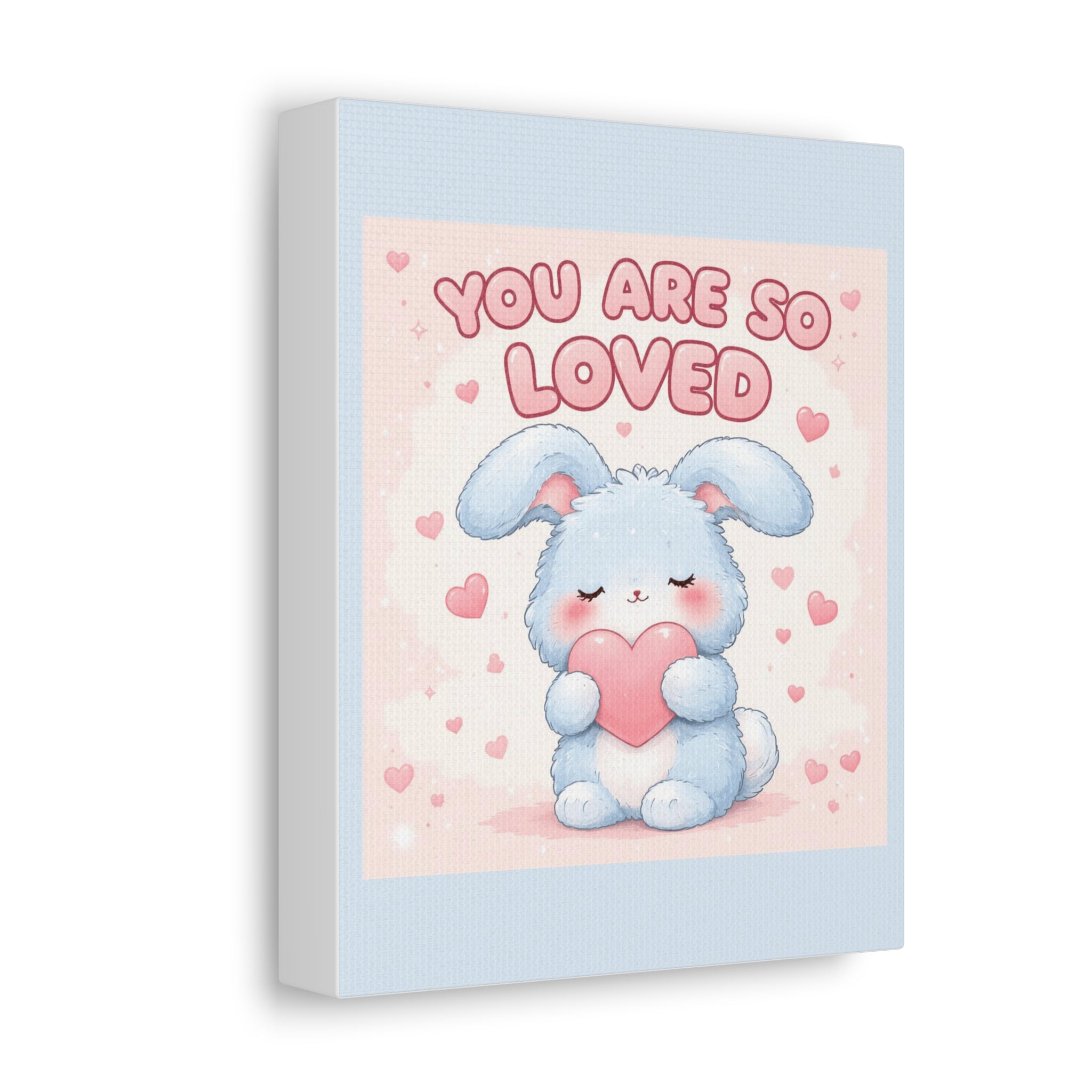 "YOU ARE SO LOVED" Black Cat Canvas | College Girl Gift | Fashion | KayKay Classics