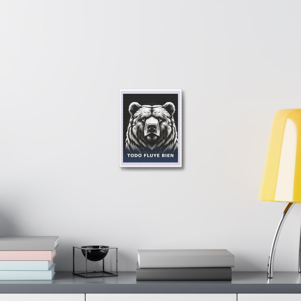 "Todo fluye bien" Black Cat Canvas | College Girl Gift | Fashion | KayKay Classics