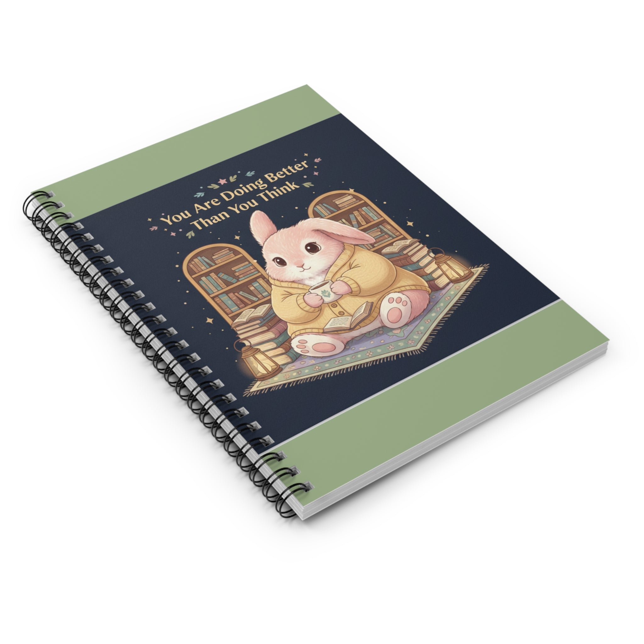 Bunny Spiral Notebook – You Are Doing Better Than You Think