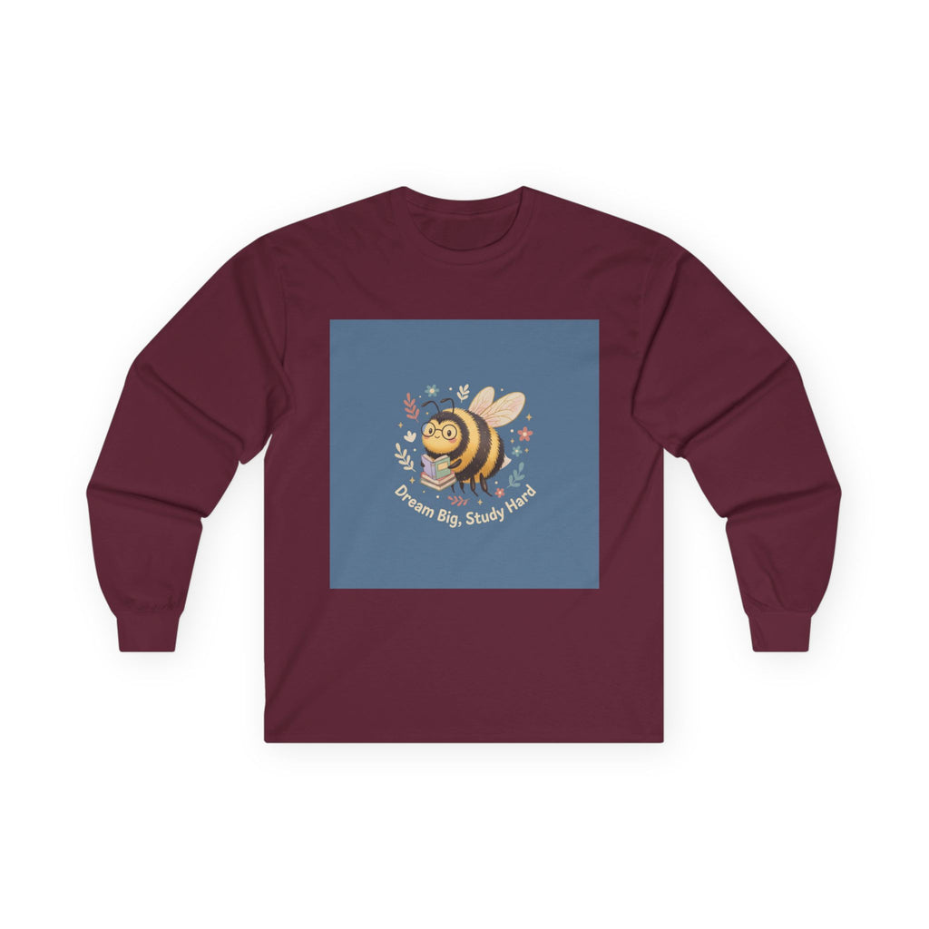 Bee Long Sleeve Tee – Dream Big Study Hard