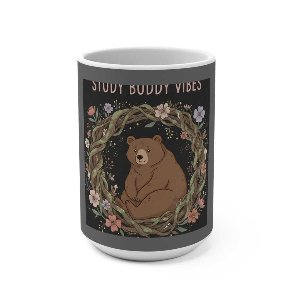 Bear Mug 15oz – Study Buddy Vibes