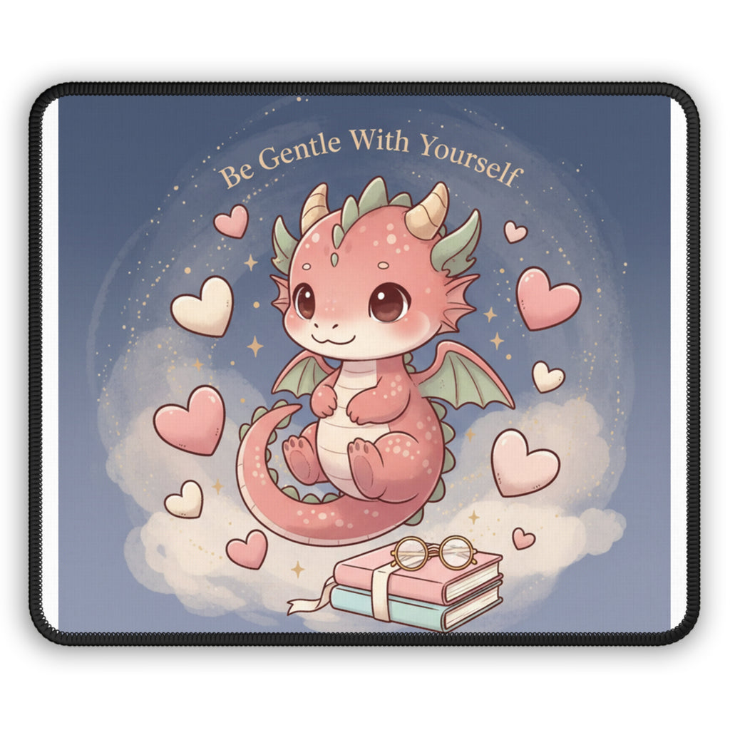 Cats With Glasses Mouse Pad – Be Gentle With Yourself