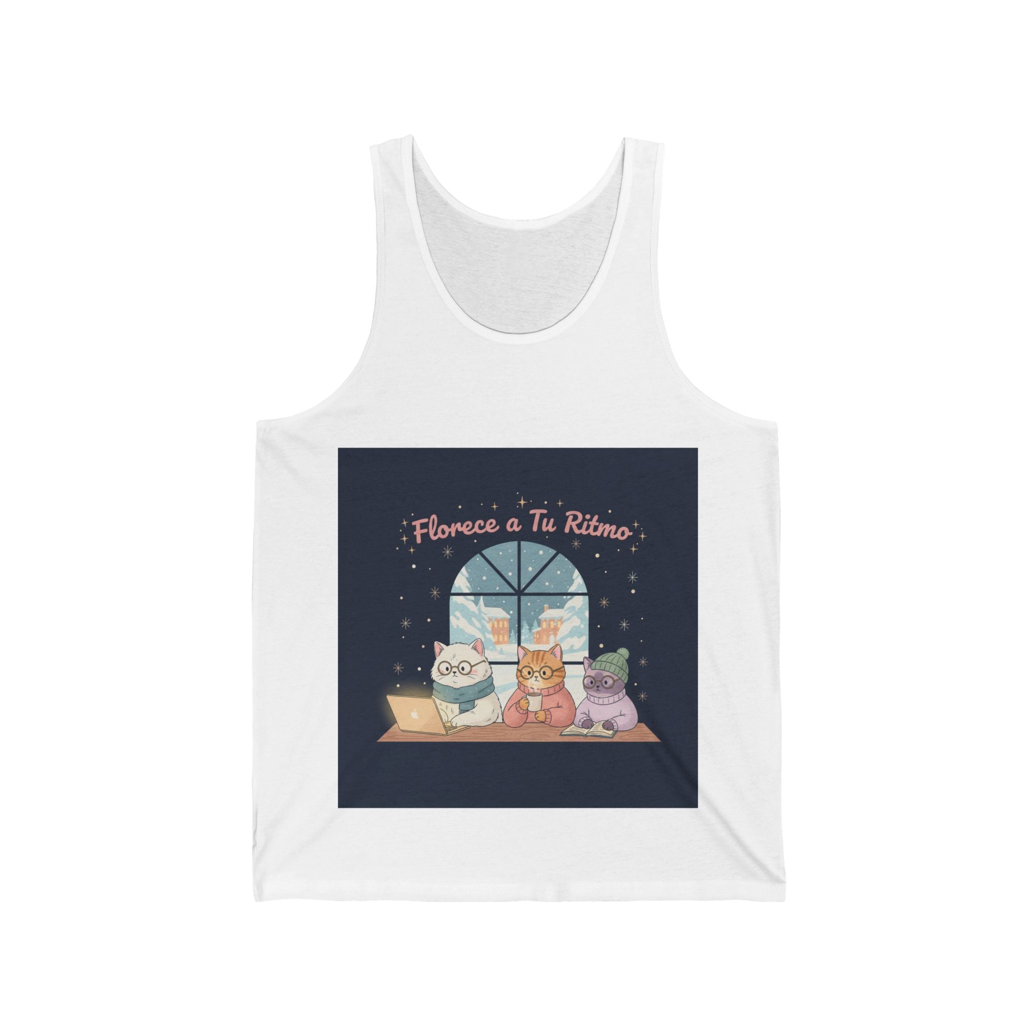 Cat Tank Top – Florece a Tu Ritmo