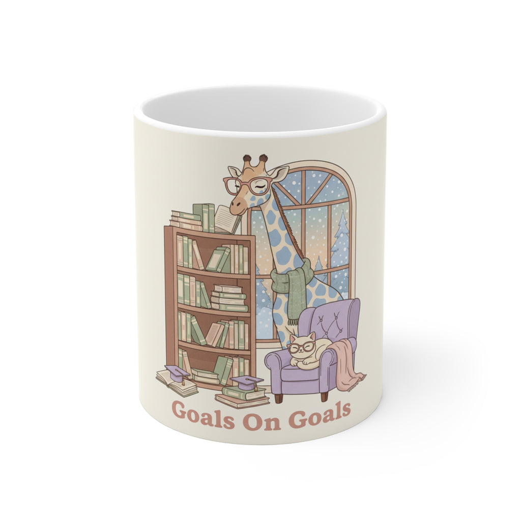 Goals On Goals Giraffe Mug 11oz