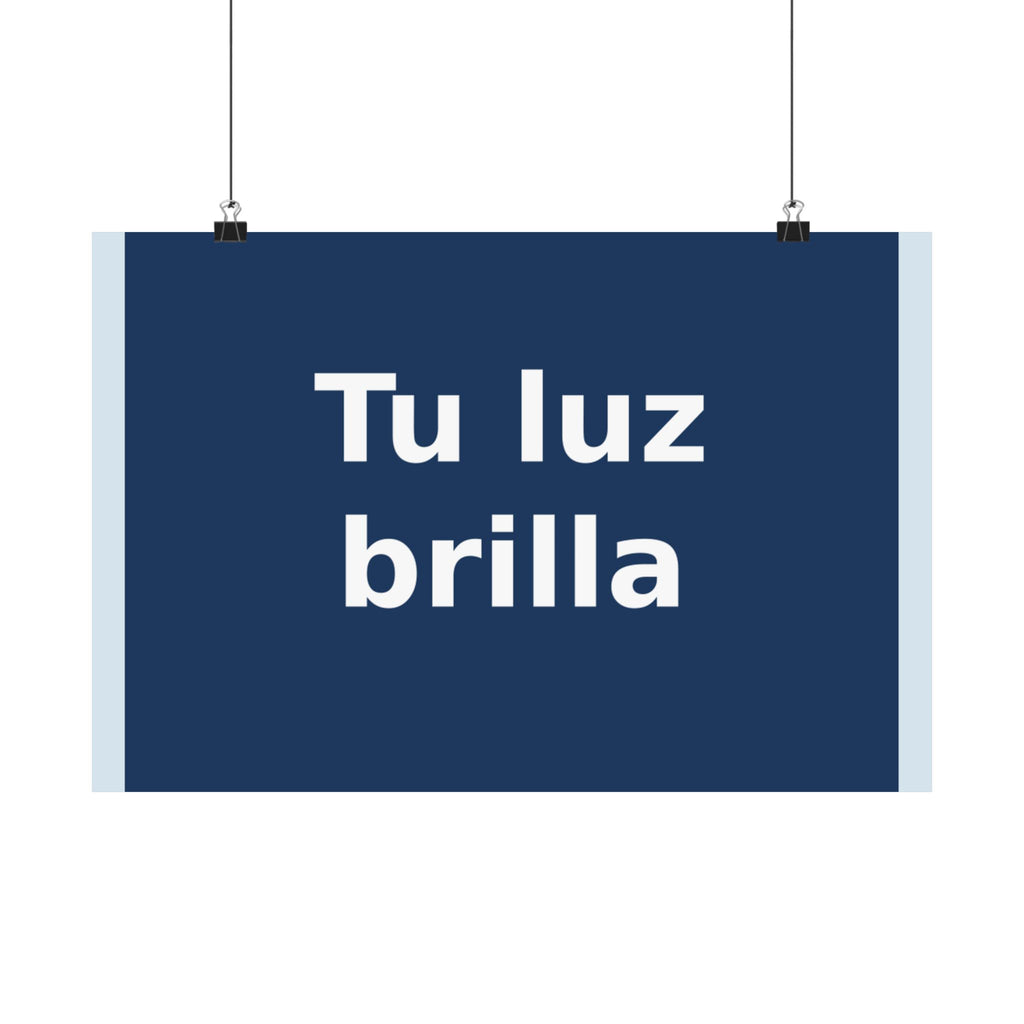 "Tu luz brilla" Black Cat Poster | Trendy Gift for Her | Lifestyle | KayKay Classics