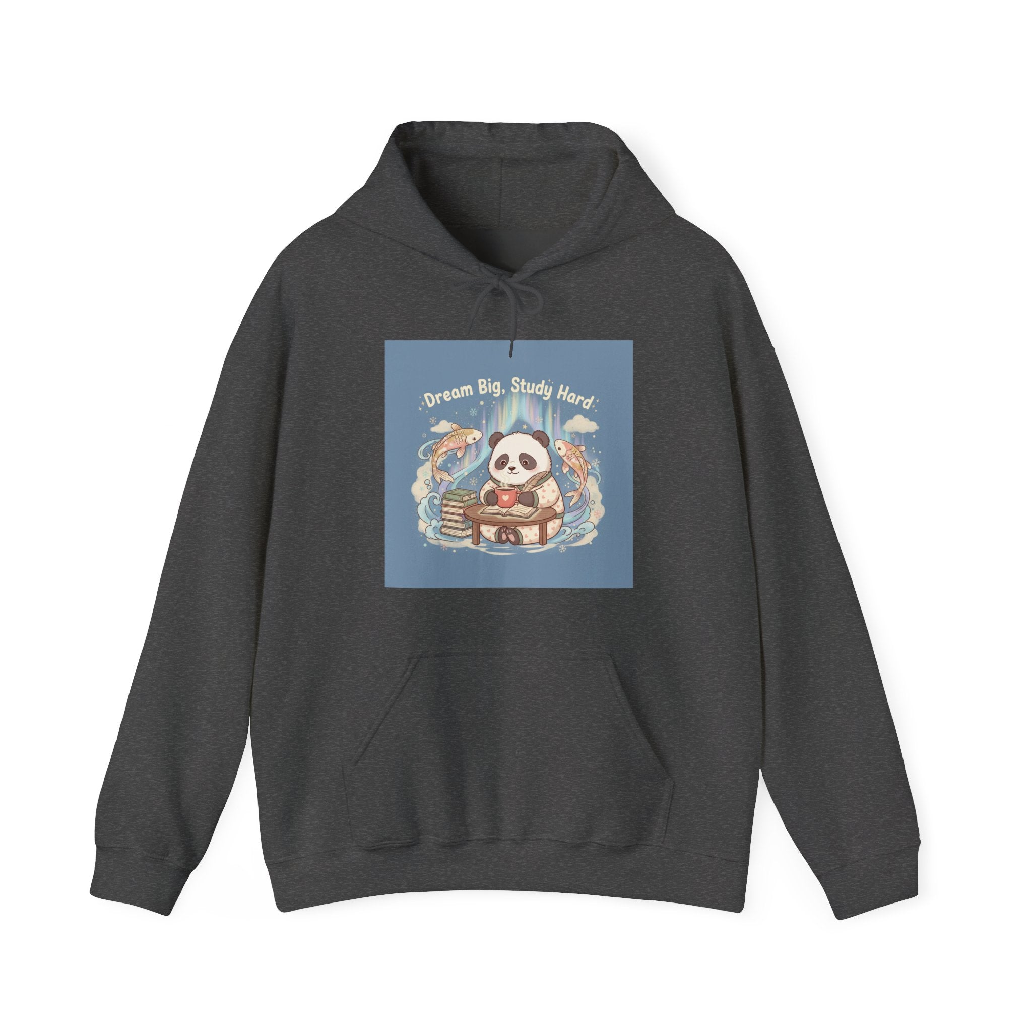 Dream Big, Study Hard Panda Hoodie
