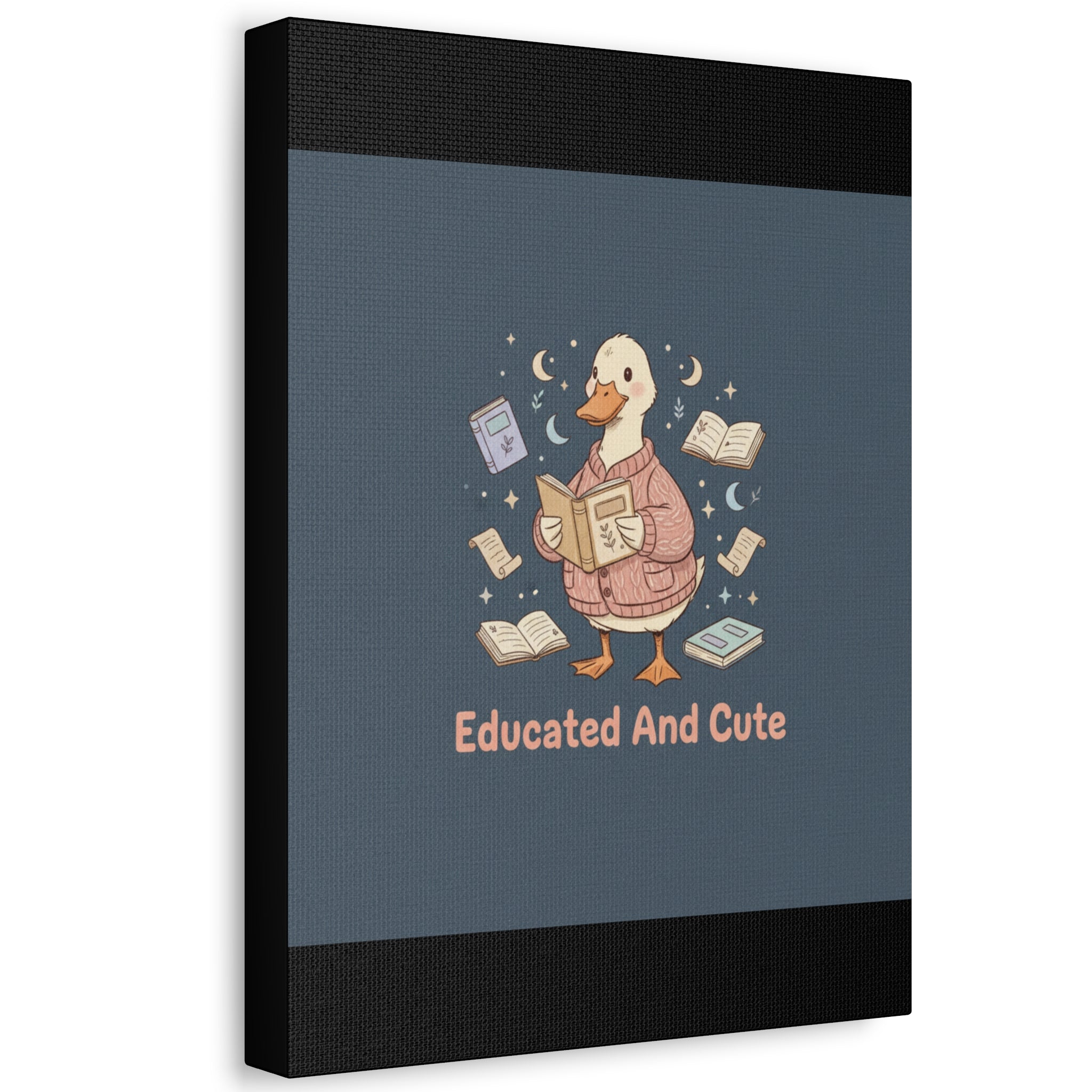 educated and cute Canvas