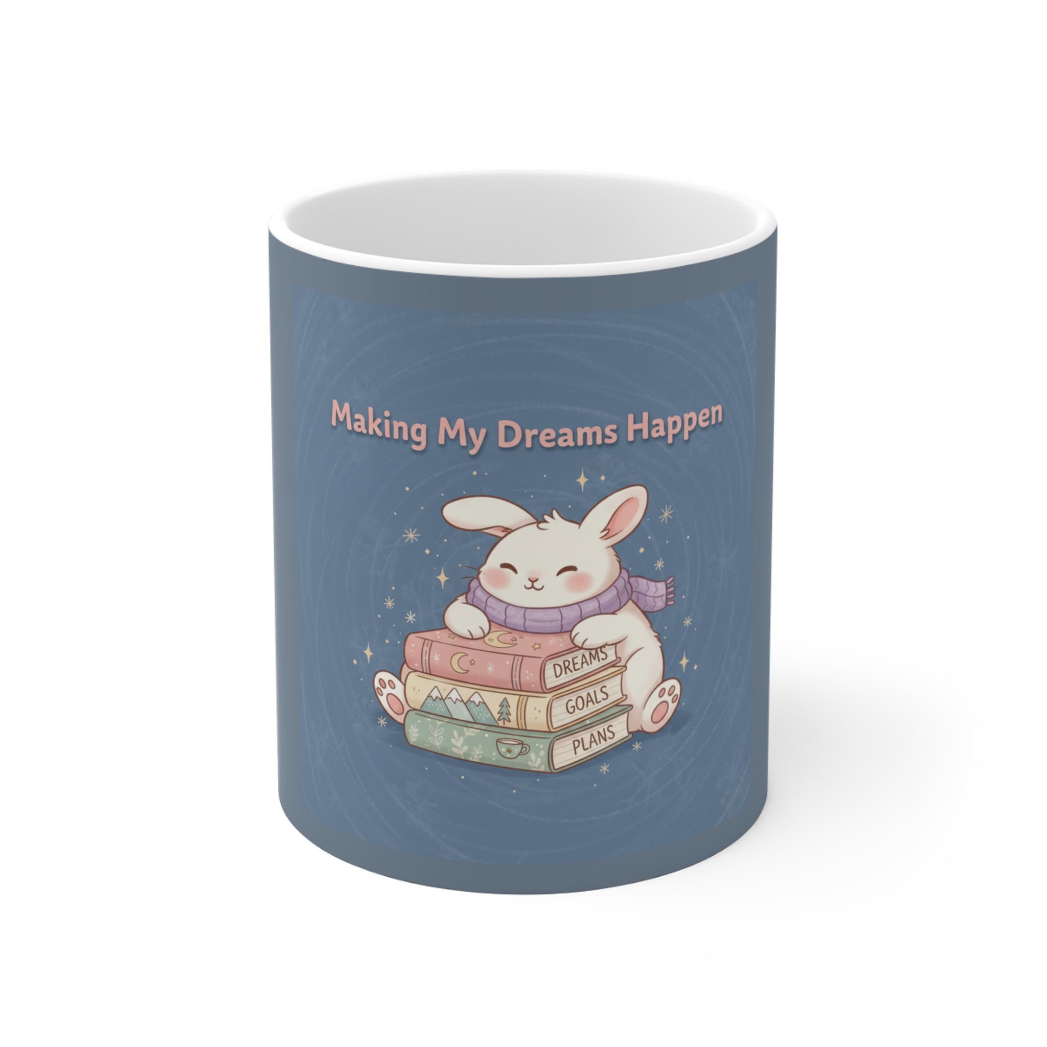 Rabbit Mug 11oz – Making My Dreams Happen