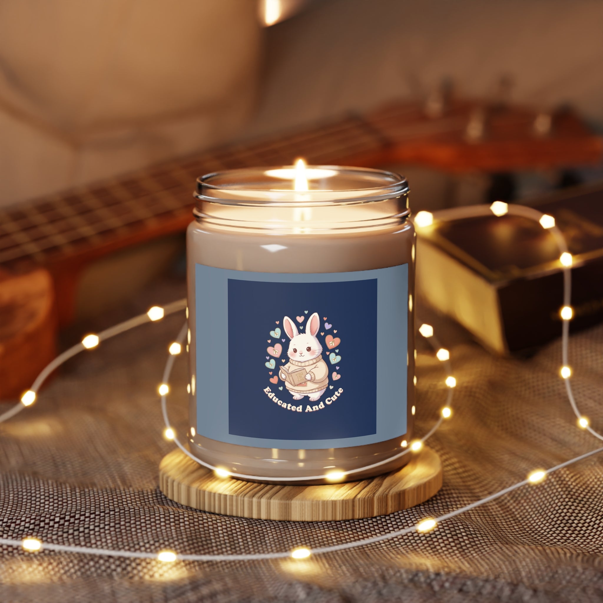 Bunny Scented Candle – Educated and Cute