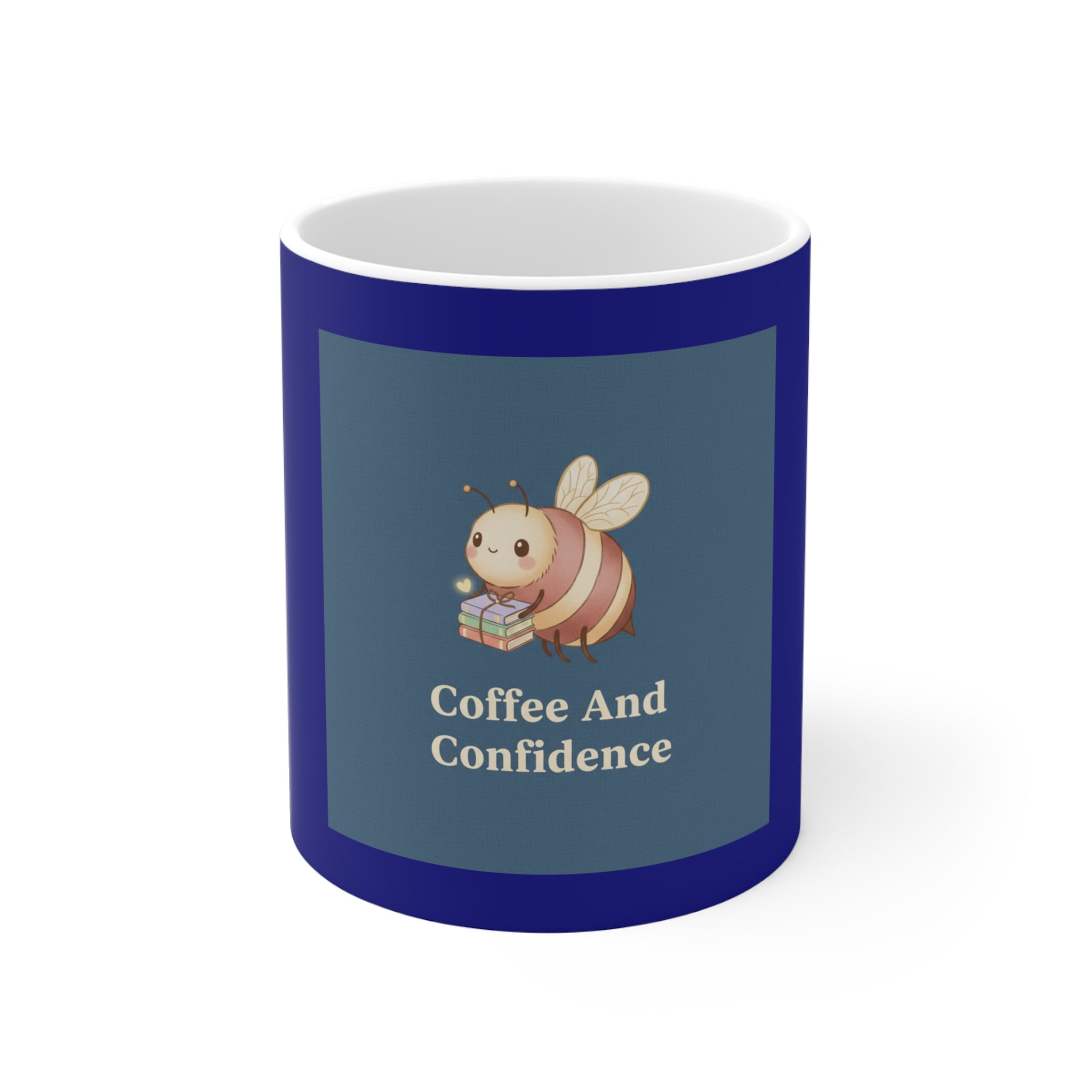 Bee Mug 11oz – Coffee and Confidence