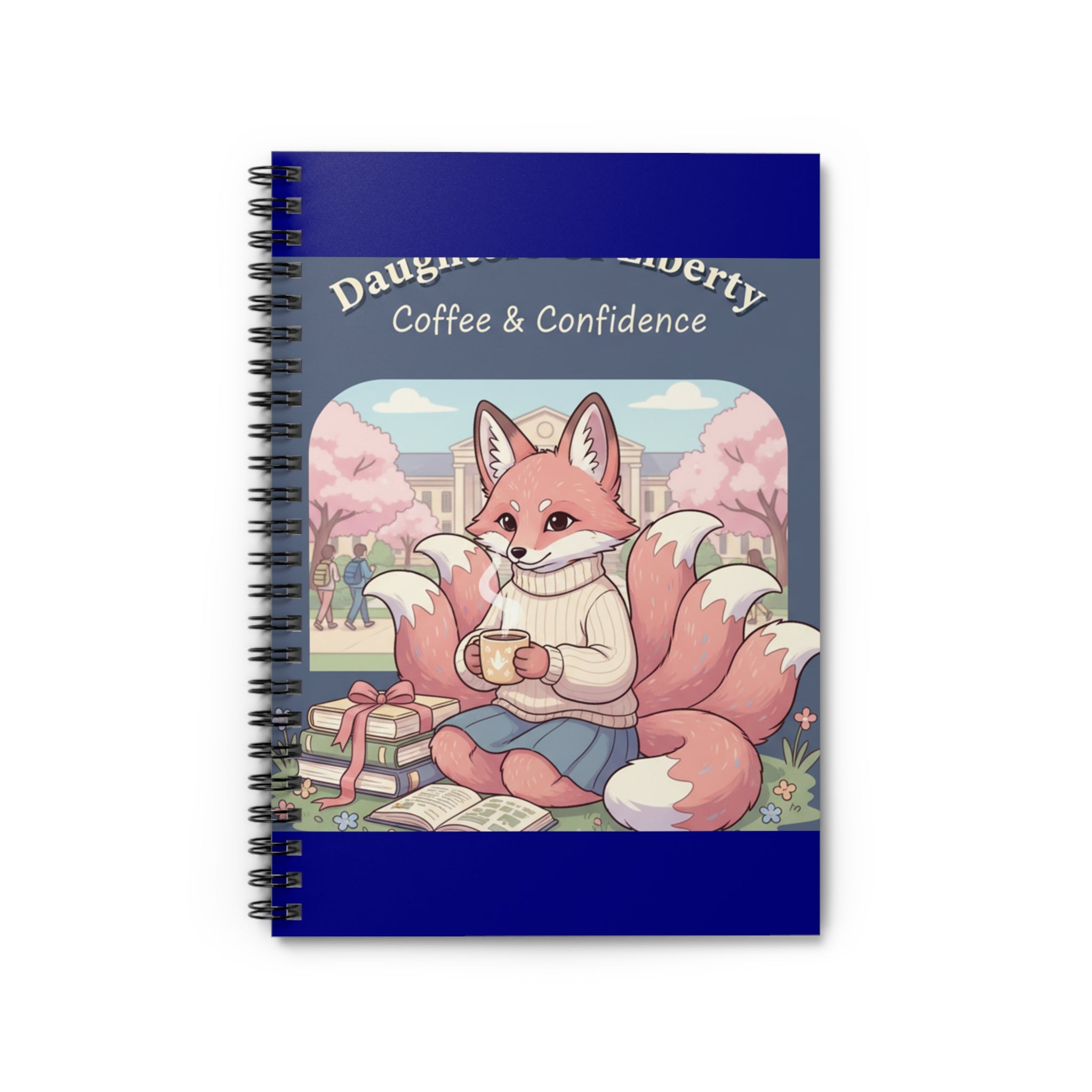 Kitsune Spiral Notebook – Daughters of Liberty