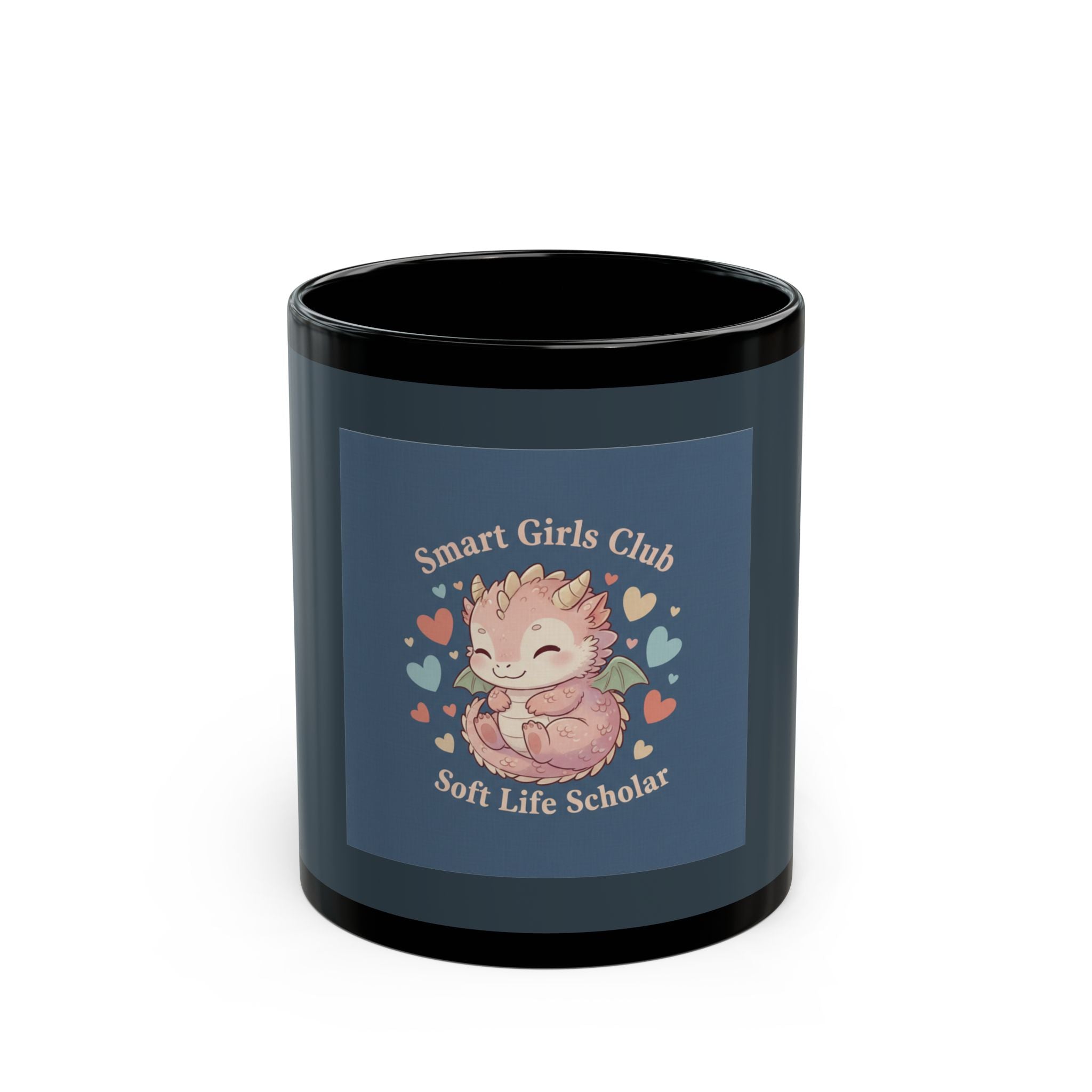 Dragon Black Mug 11oz – Smart Girls Club Soft Life Scholar