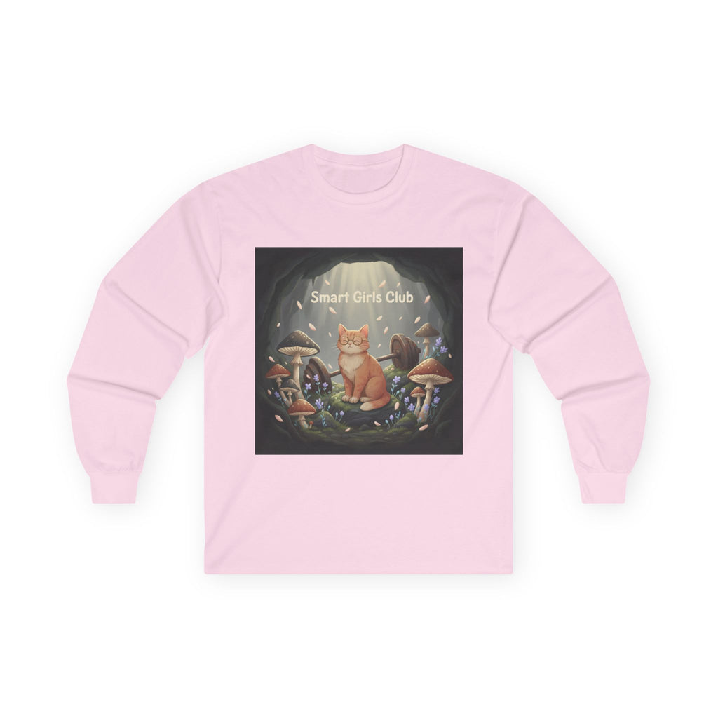 Cats With Glasses Long Sleeve Tee – Smart Girls Club