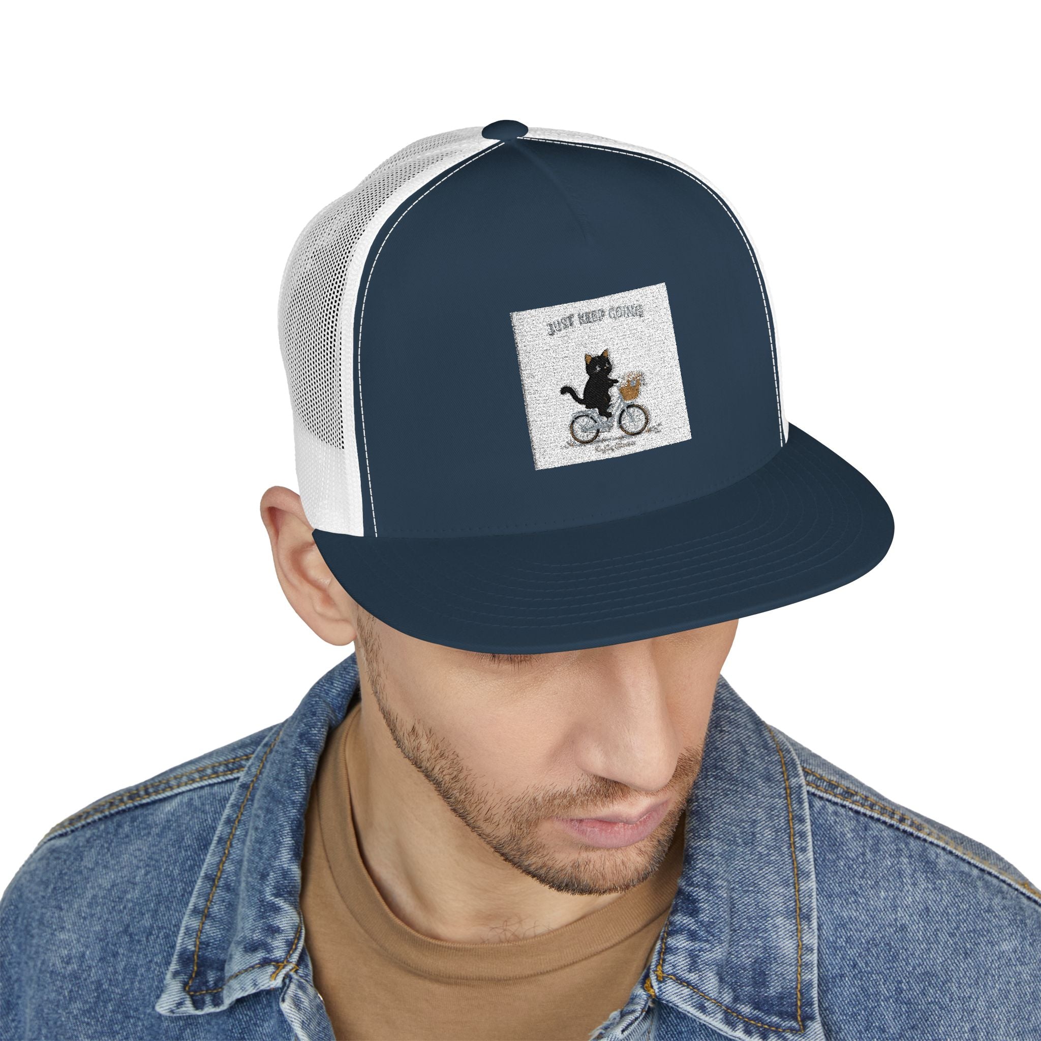 "Design" Black Cat Trucker Cap | College Girl Gift | Fashion | KayKay Classics