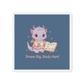 Dragon Die-Cut Magnet – Dream Big Study Hard