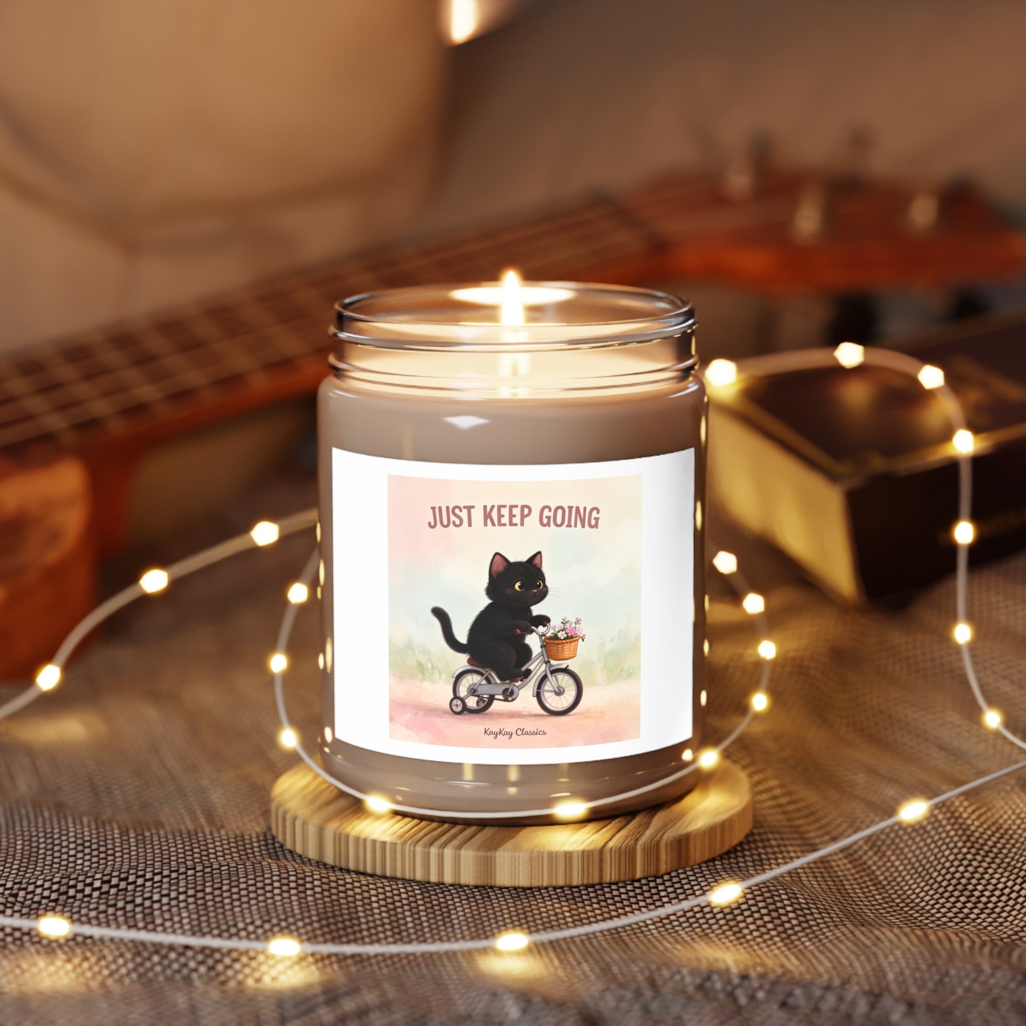 JUST KEEP GOING Cat Scented Candle