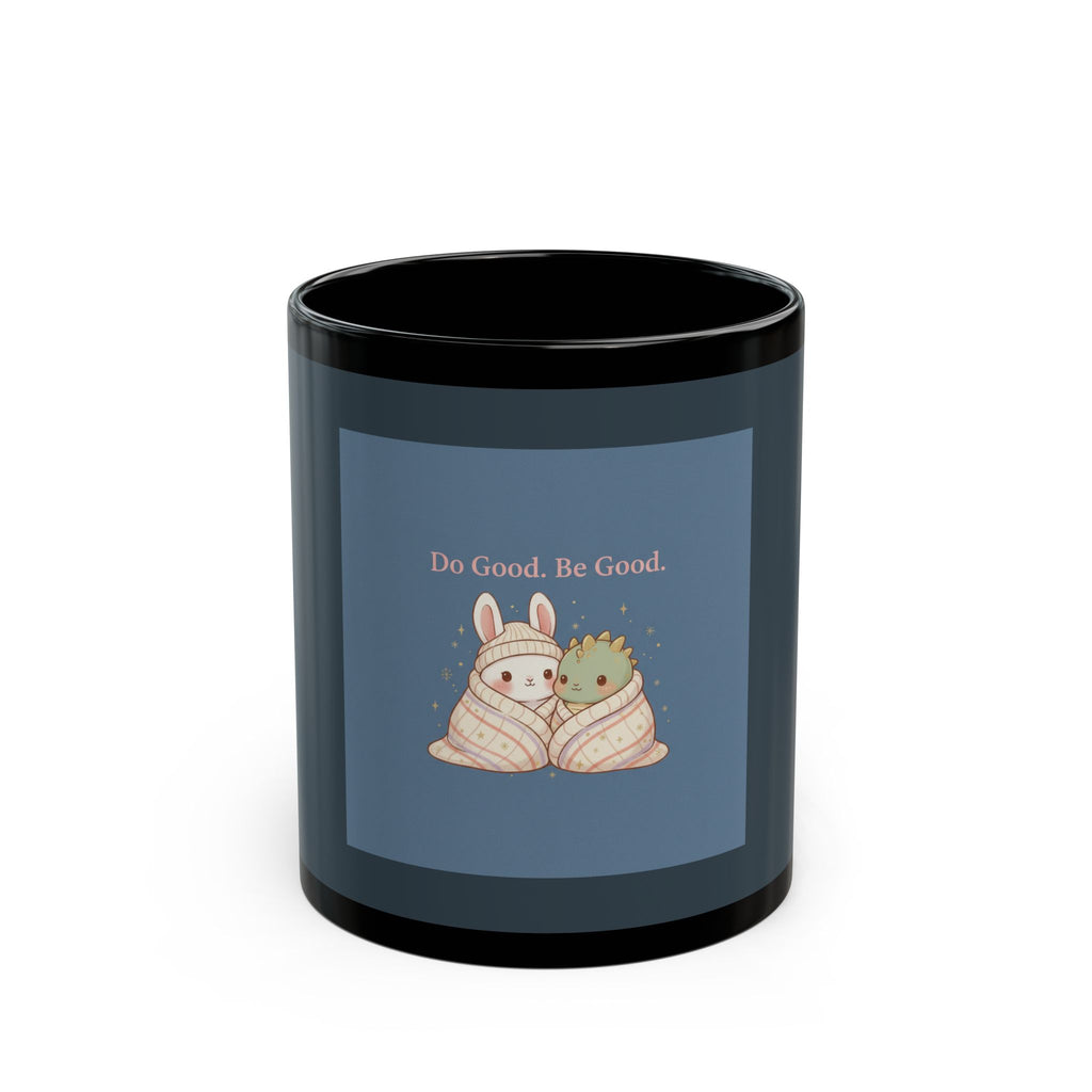 Bunny Black Mug 11oz – Do Good. Be Good