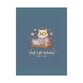 Soft Life Scholar Cat Poster