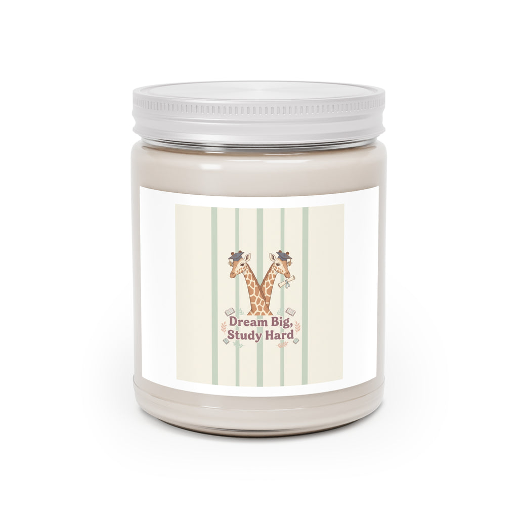 Dream Big, Study Hard Giraffe Scented Candle