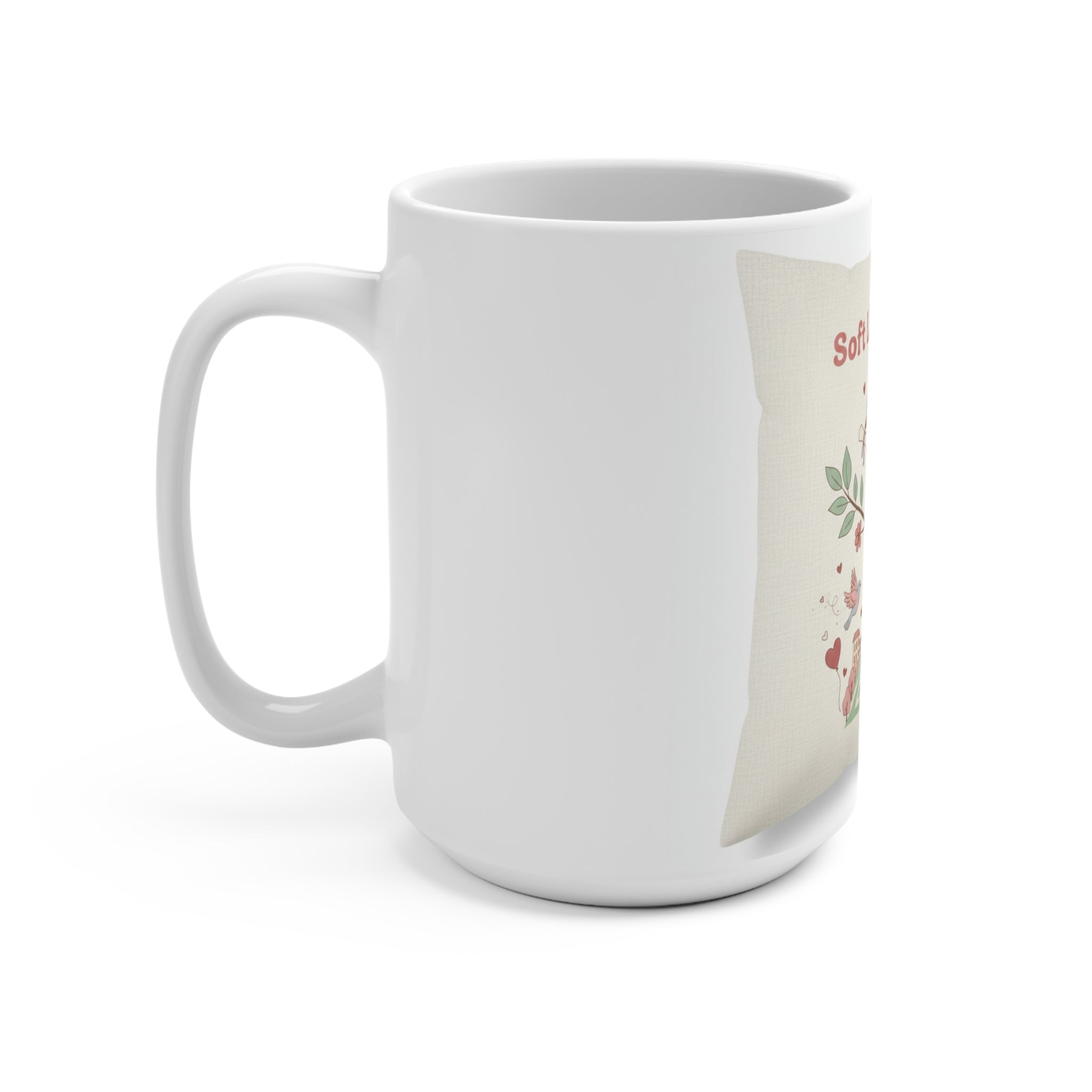 Soft Life Scholar Bird Mug 15oz