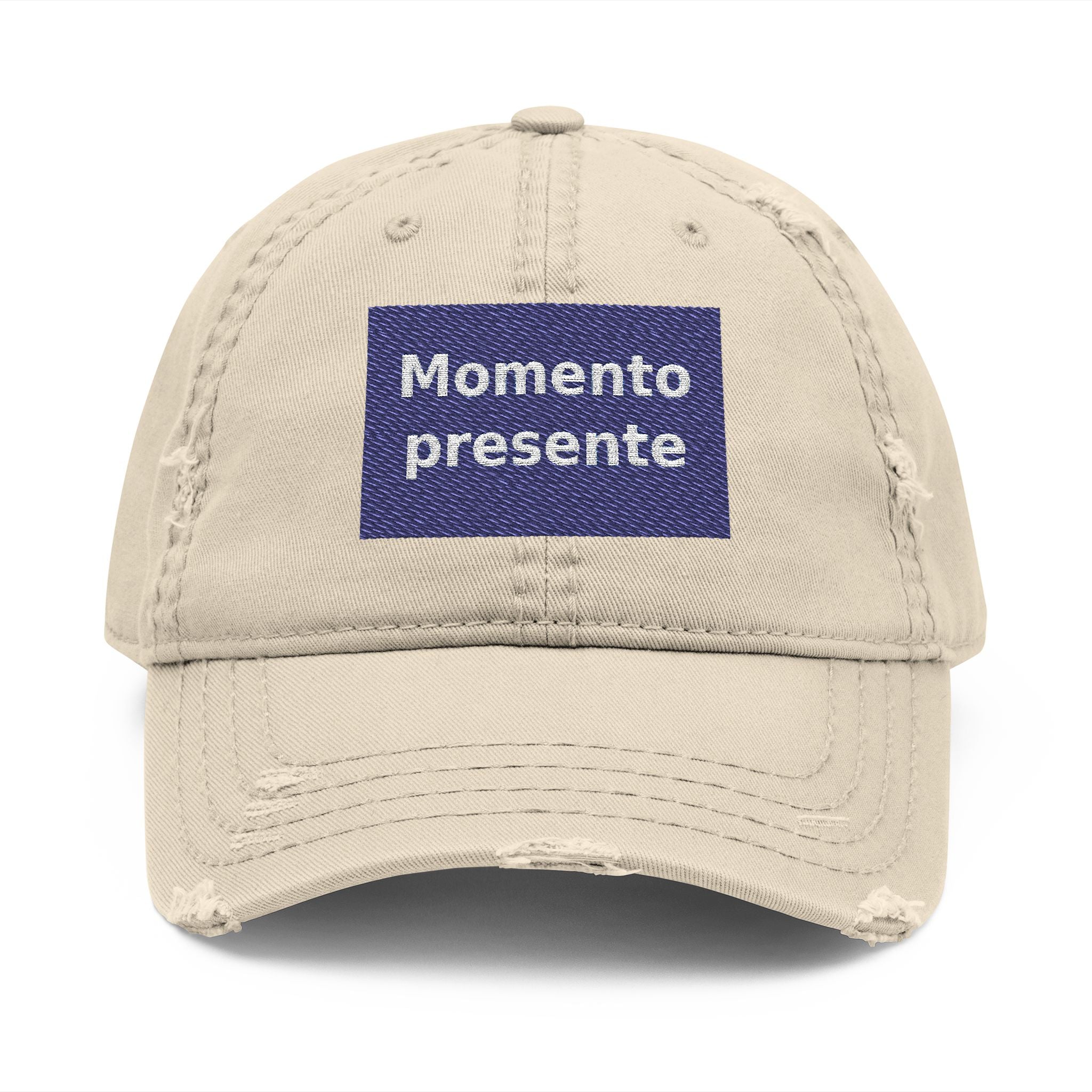 "Momento presente" Black Cat Dad Hat | College Girl Gift | Fashion | KayKay Classics
