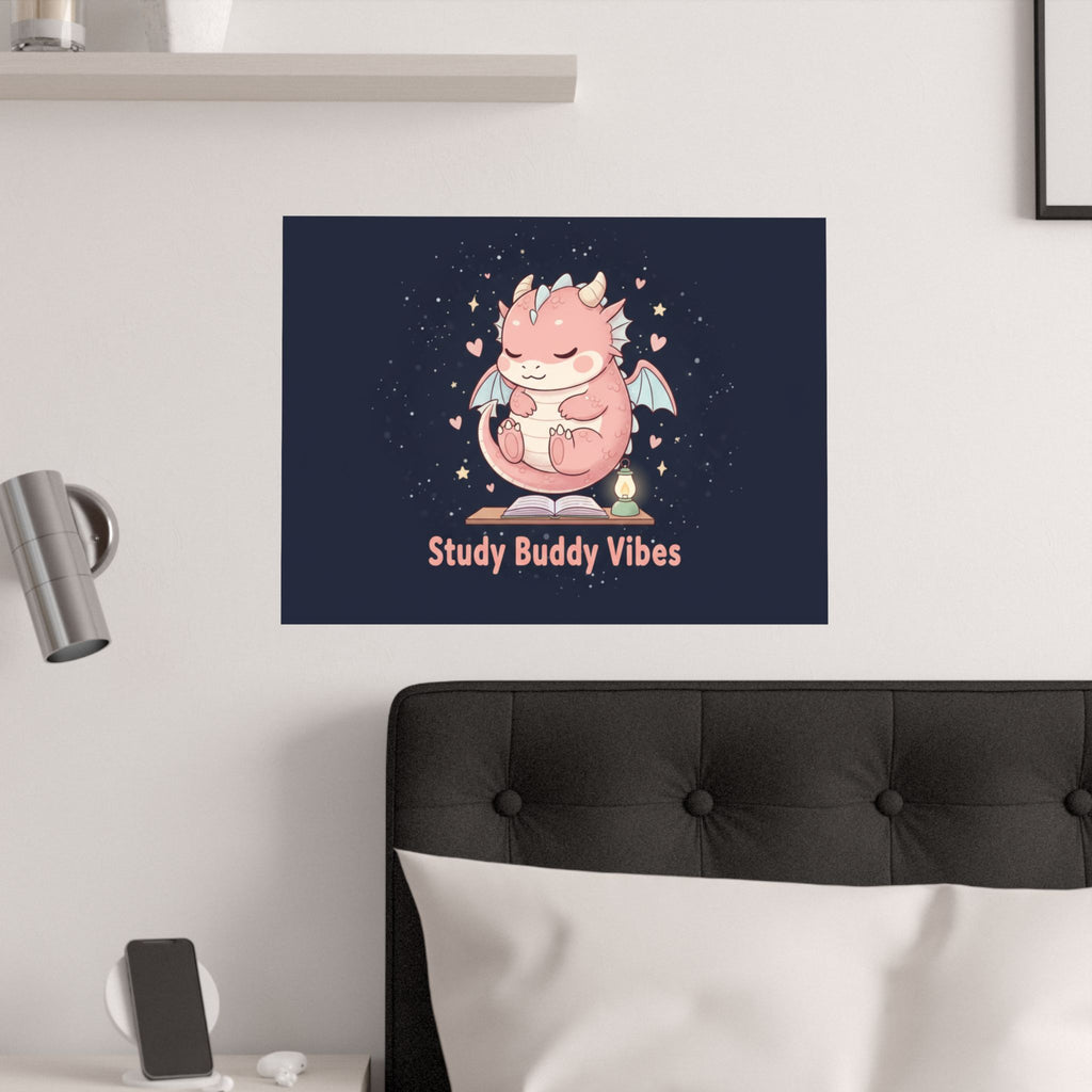 Study Buddy Vibes Poster