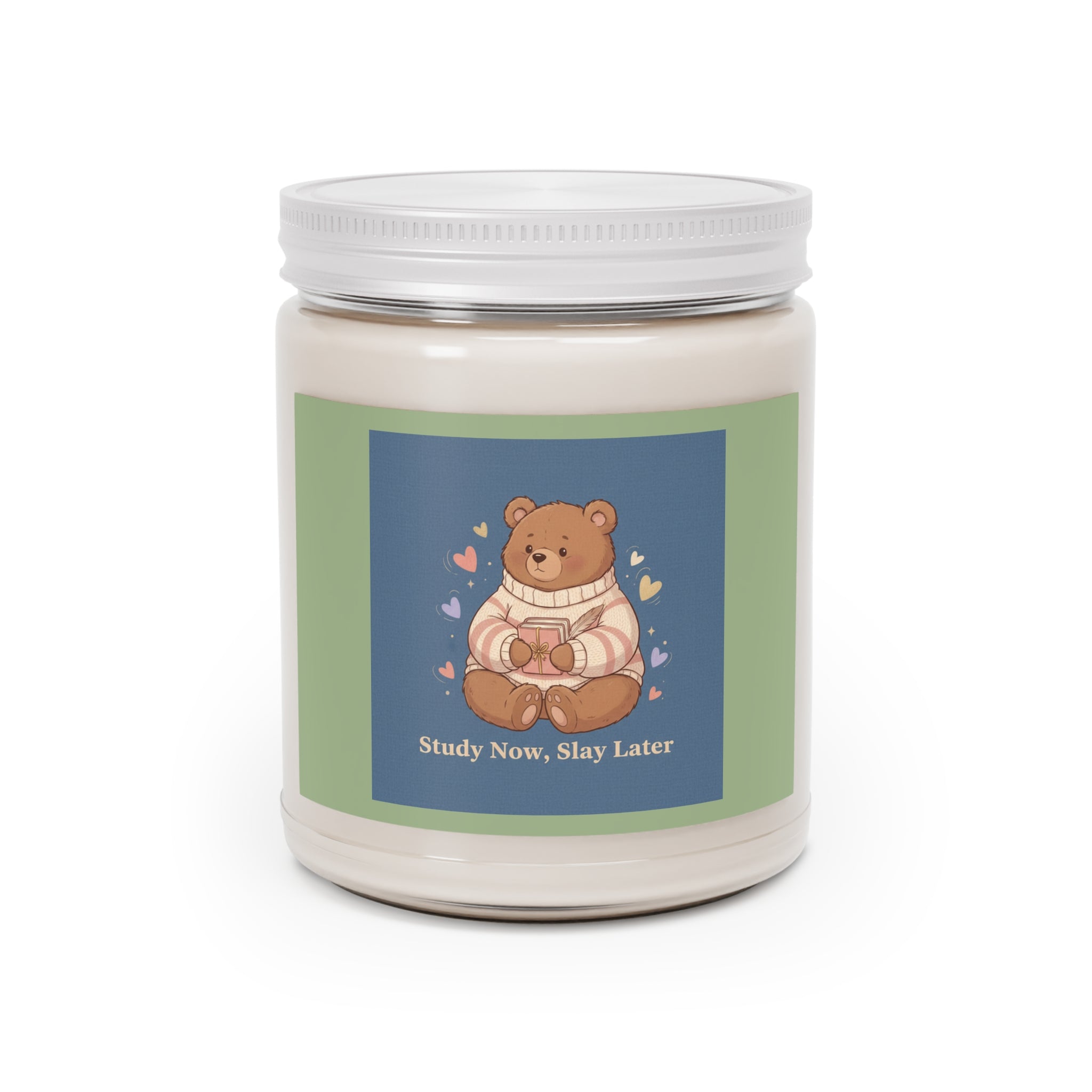 Bear Scented Candle – Study Now Slay Later
