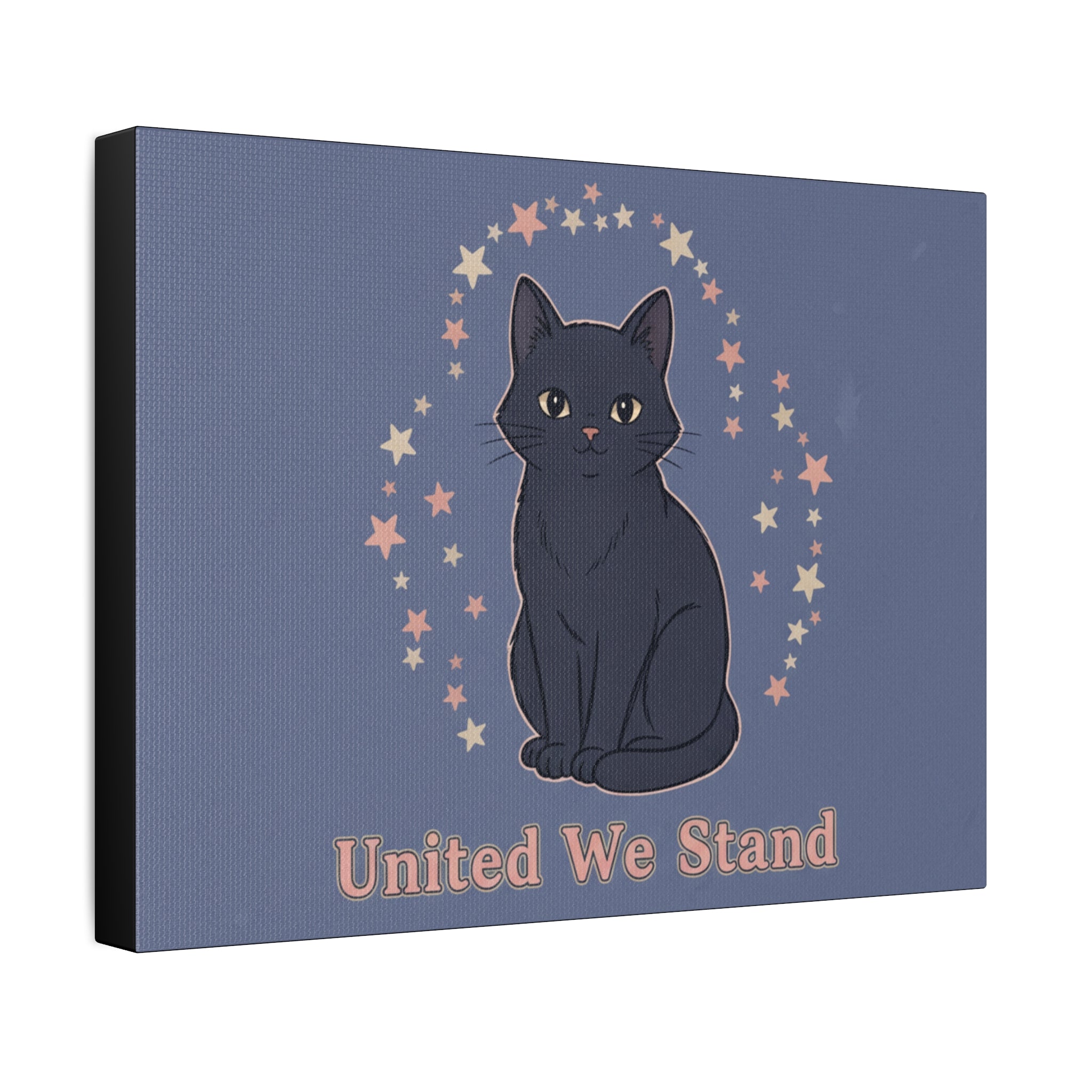 Black Cat Canvas Print – United We Stand