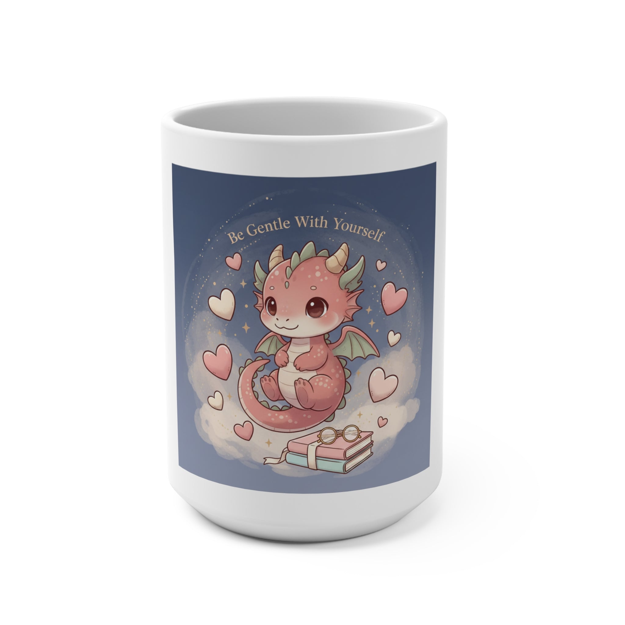 Cats With Glasses Mug 15oz – Be Gentle With Yourself
