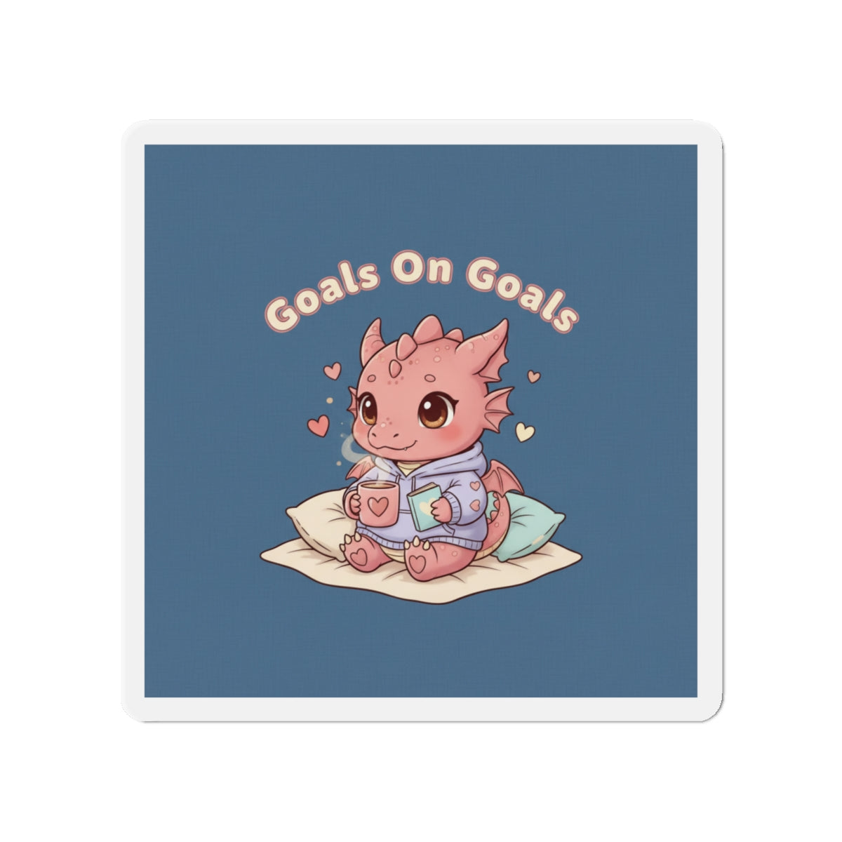 Dragon Die-Cut Magnet – Goals on Goals