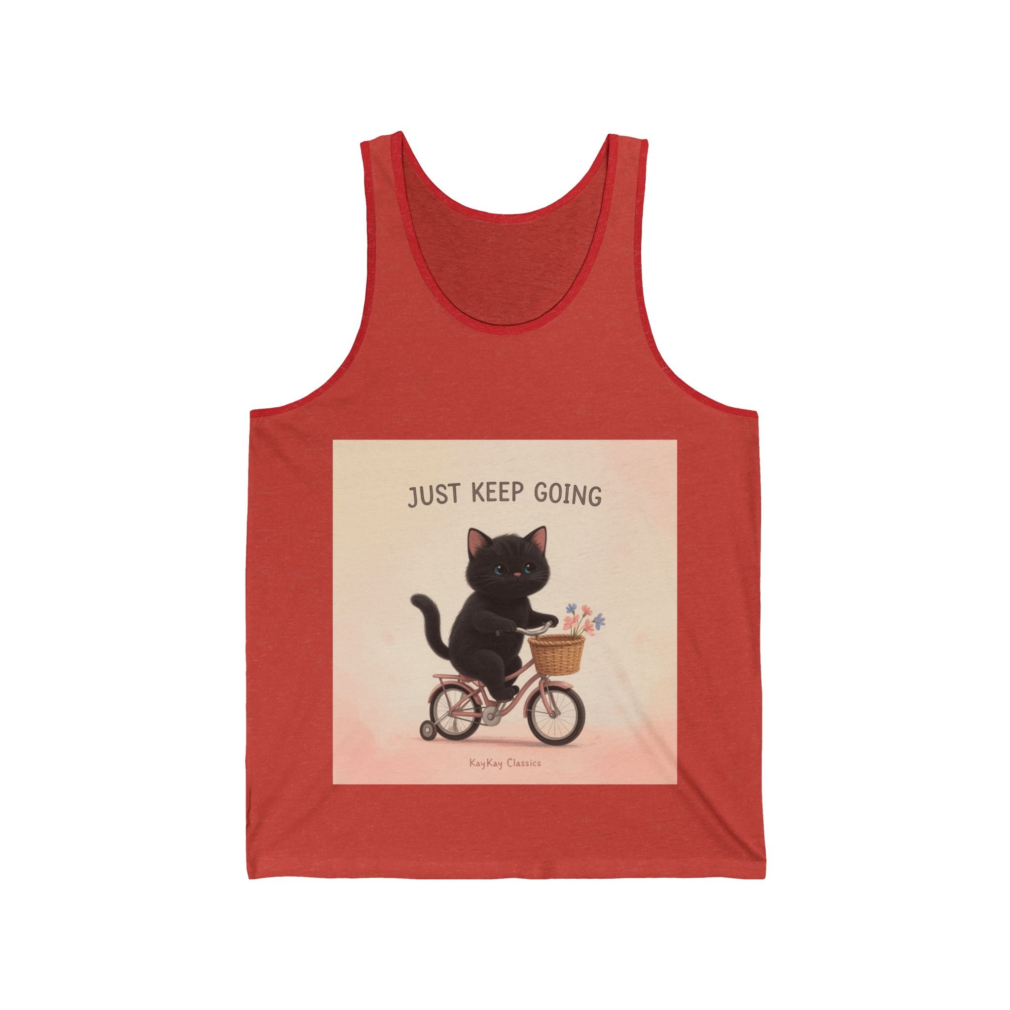 "Life Behind Bars" Black Cat Tank Top | College Girl Gift | Fashion | KayKay Classics