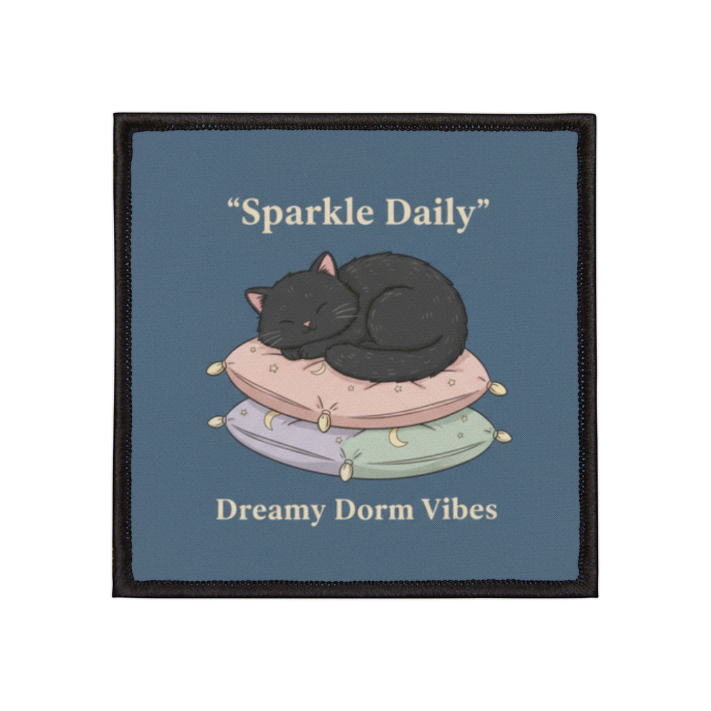 Black Cat Iron-On Patch – Sparkle Daily Dreamy Dorm Vibes