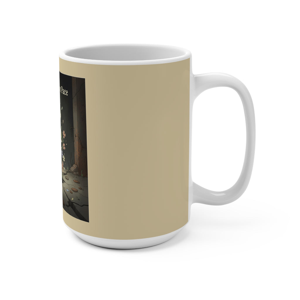 Black Cat Mug 15oz – Bloom at Your Own Pace