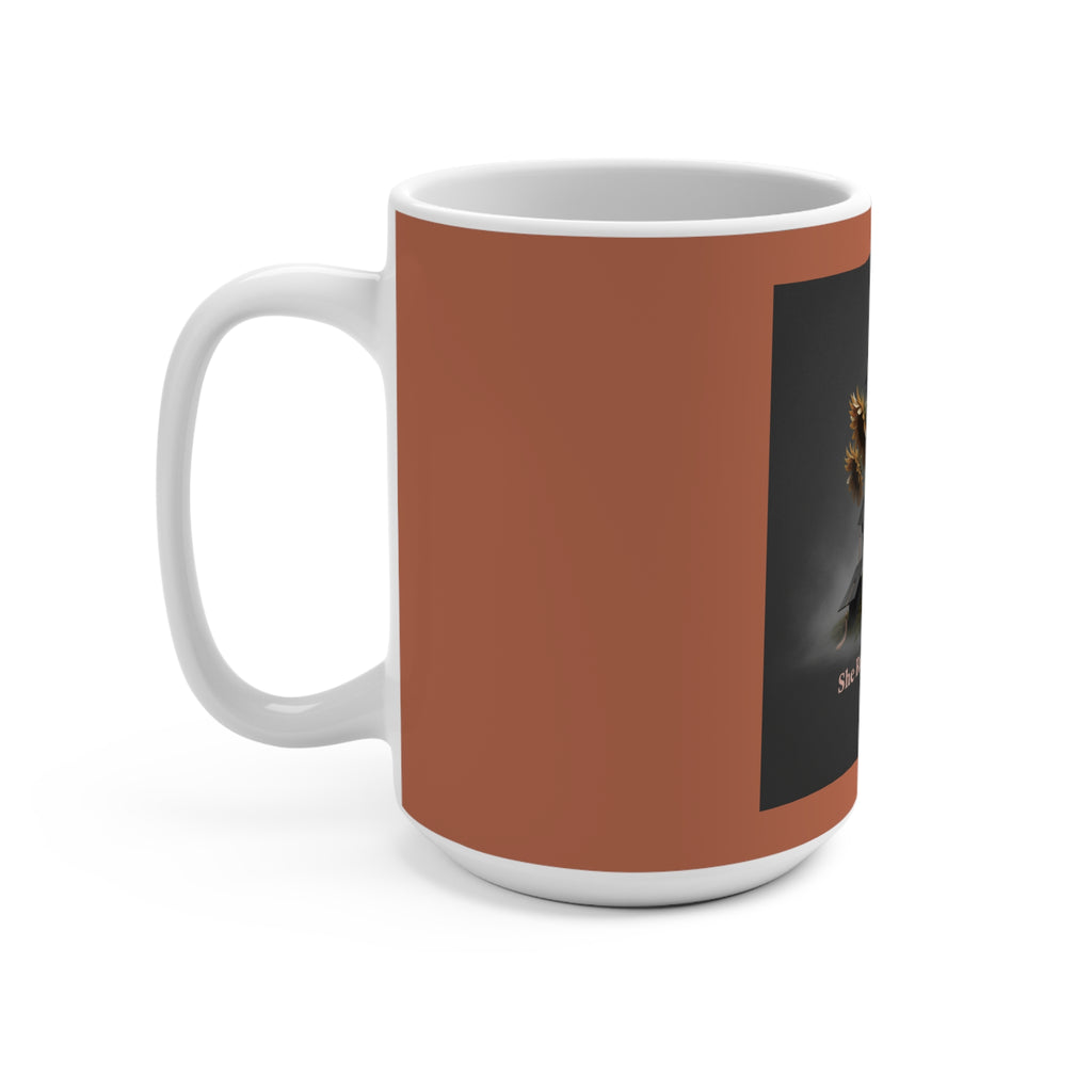 Sunflowers Mug 15oz – She Runs This Nation