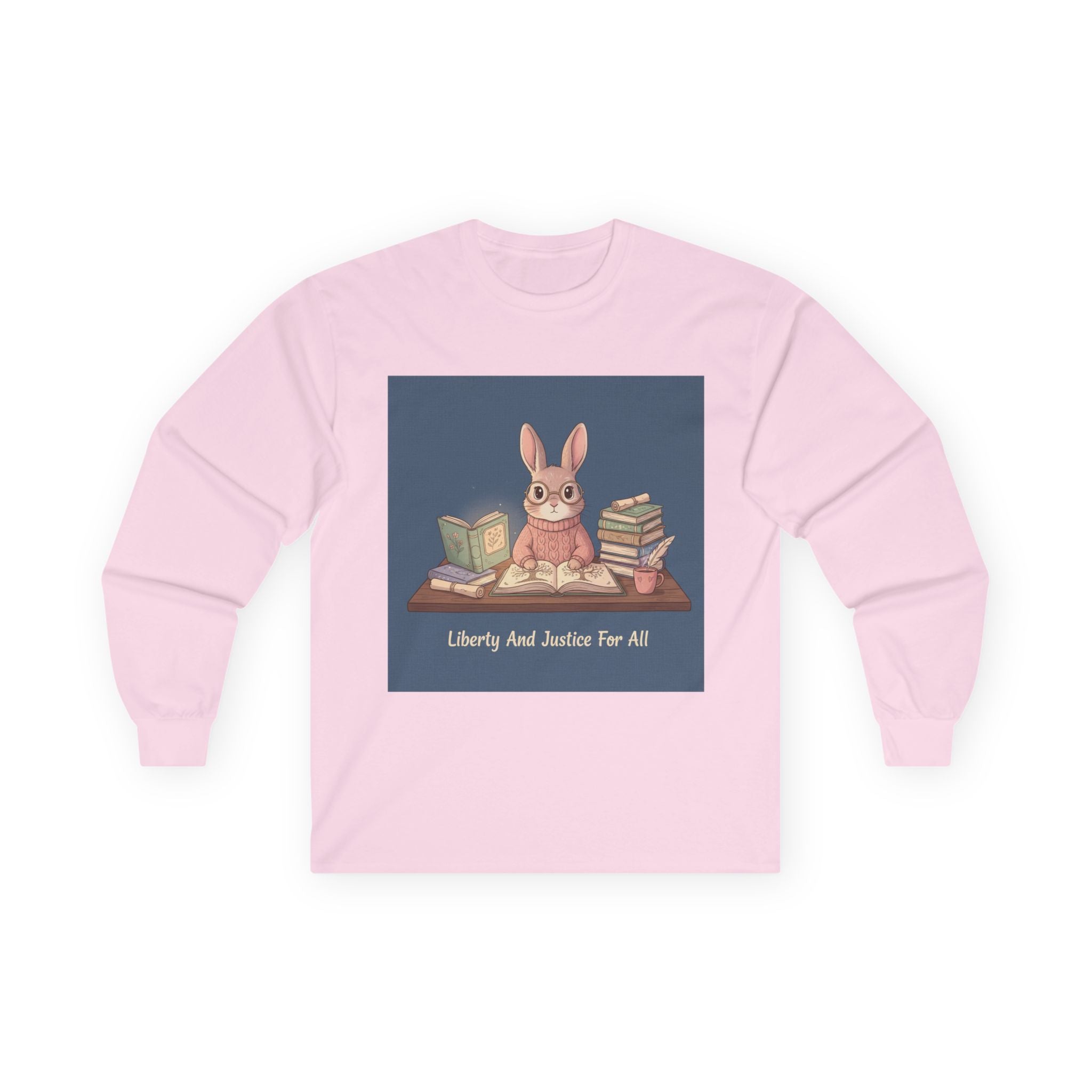 Rabbit Long Sleeve Tee – Liberty and Justice for All