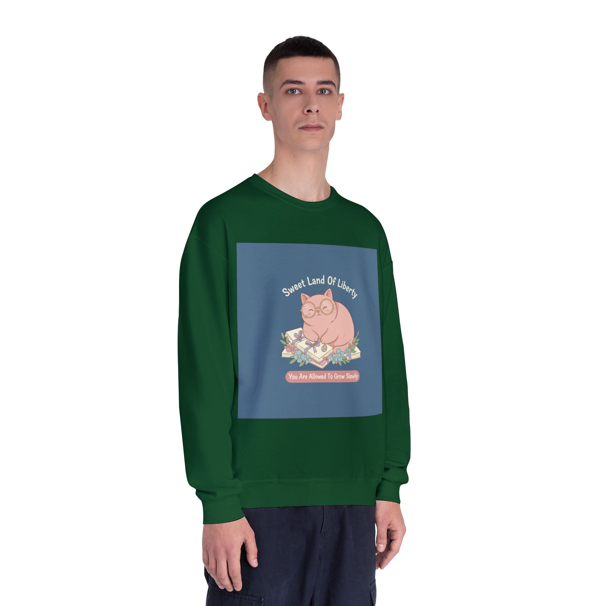 Cat Crewneck Sweatshirt – Sweet Land of Liberty